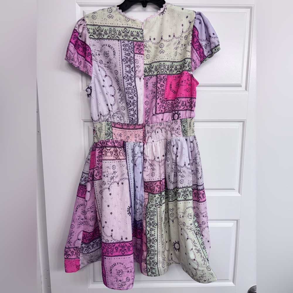 Vici Colorful Patchwork Mini Dress - image 7